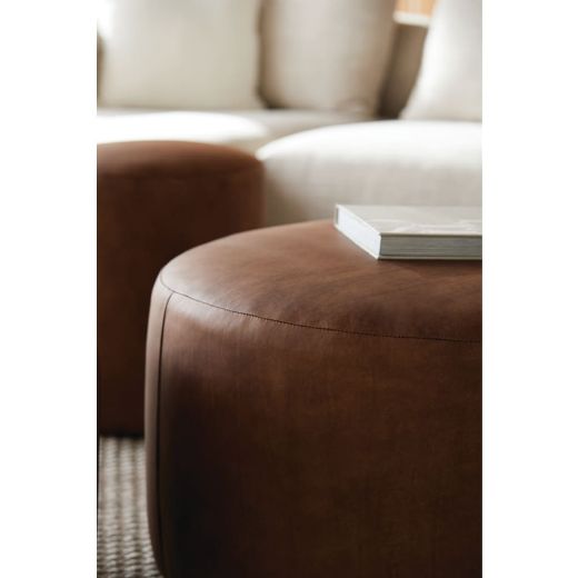 Picture of Cleo Leather Ottoman